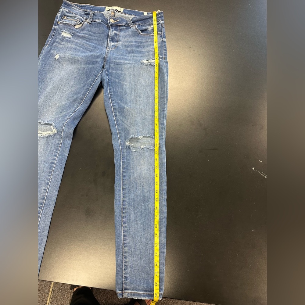 Garage High Waisted Light Denim Jeans - size 13